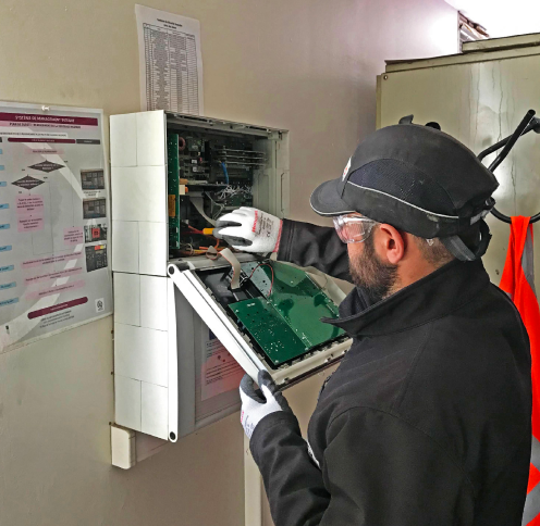 Vérification des systèmes de sécurité incendie